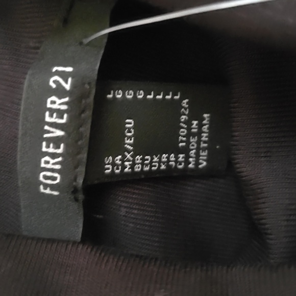 FOREVER 21 BUNDLE OF 2 WOMEN'S JUNIOR TURTLENECK TOPS GRAY & BLACK SIZE LARGE - Picture 10 of 16